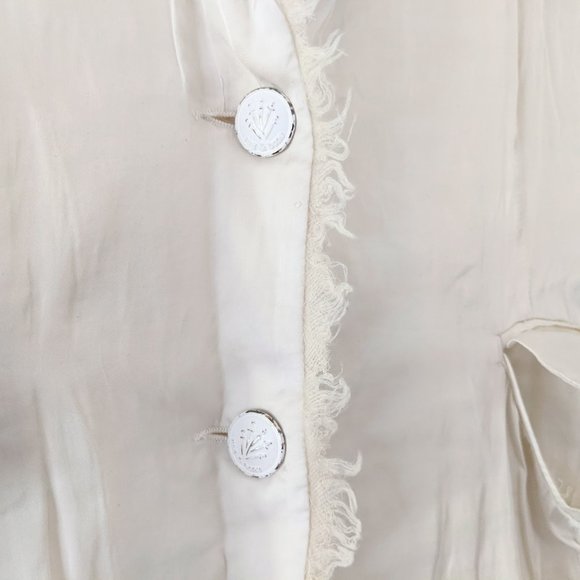 RAG & BONE New York $920 Cream Blazer sz 0 6 XS - Picture 3 of 4